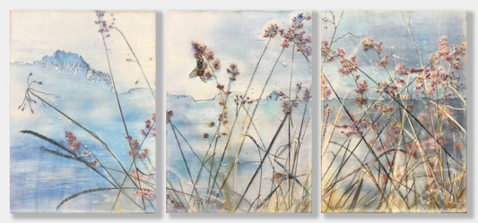 'The bee and the storm' (triptych)